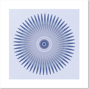 infinito azul Posters and Art